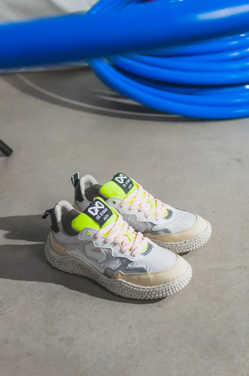 Mujer ID EIGHT Zapatillas Deportivas-ZAPATILLA - - HANA WHITE CRINKLE
