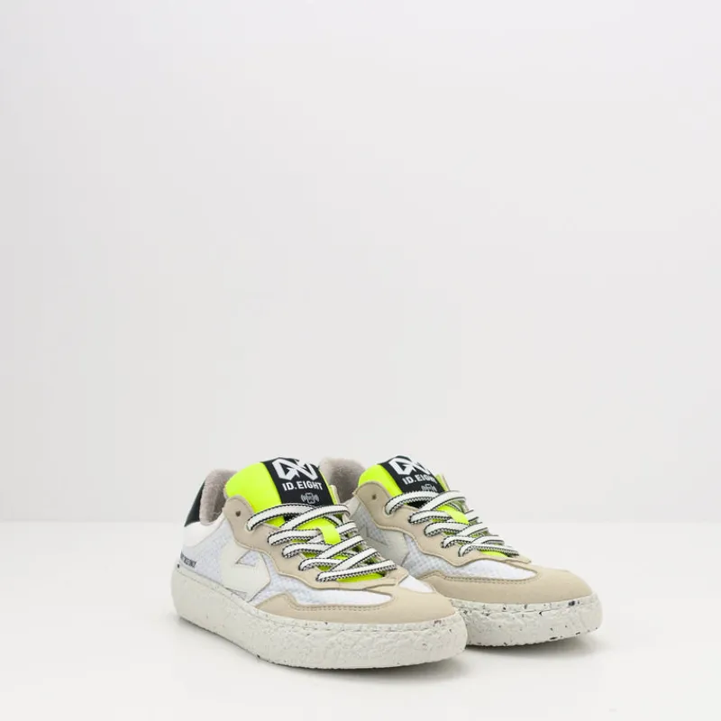 Mujer ID EIGHT Zapatillas Deportivas-ZAPATILLA - - URIDURI WHITE CRINKLE