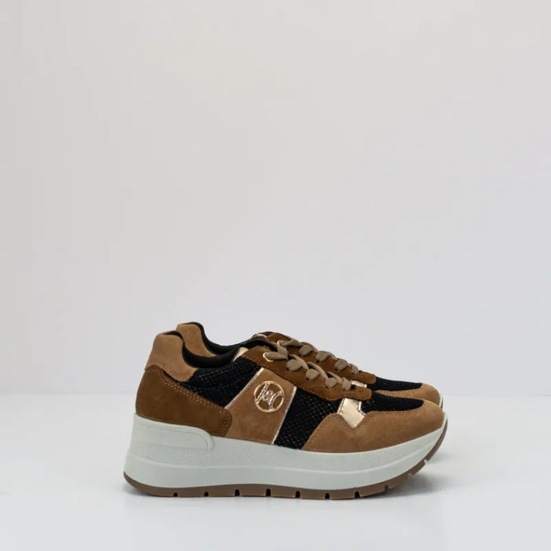 Mujer IGIu0026CO Zapatillas Deportivas-ZAPATILLA - IGI&CO - DONNA KOLA CARAMEL NERO