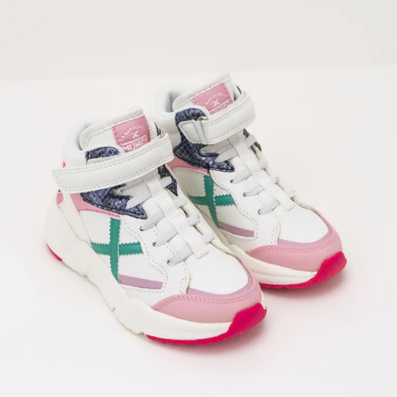 MUNICH Zapatillas Deportivas-ZAPATILLA - - MINI TRACK VCO BLANCA 24 A 32