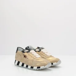 Mujer NEMONIC Zapatillas Deportivas-ZAPATILLA - - QUEEN 2419 BULL PLATINO
