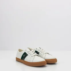 Mujer RALPH LAUREN Zapatillas Deportivas-ZAPATILLA - POLO - JANSON II SNEAKERS LOW TOP LACE SNOW WHITE DARK PINE