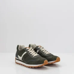 Mujer RALPH LAUREN Zapatillas Deportivas-ZAPATILLA - POLO - DANI SNEAKERS LOW TOP LACE DARK OLIVE