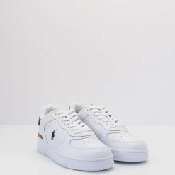 Hombre RALPH LAUREN Zapatillas Deportivas-ZAPATILLA - POLO - MASTERS CRT SNEAKERS LOW TOP LACE WHITE