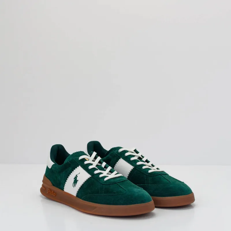Hombre RALPH LAUREN Zapatillas Deportivas-ZAPATILLA - POLO - HRT AERA PP SNEAKERS LOW TOP LACE FOREST