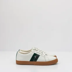 Mujer RALPH LAUREN Zapatillas Deportivas-ZAPATILLA - POLO - JANSON II SNEAKERS LOW TOP LACE SNOW WHITE DARK PINE