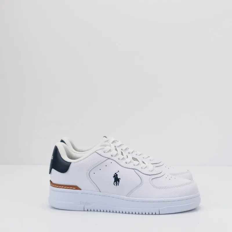 Hombre RALPH LAUREN Zapatillas Deportivas-ZAPATILLA - POLO - MASTERS CRT SNEAKERS LOW TOP LACE WHITE