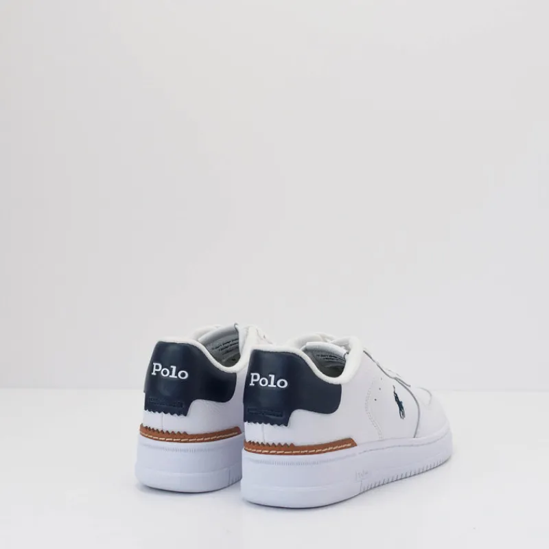 Hombre RALPH LAUREN Zapatillas Deportivas-ZAPATILLA - POLO - MASTERS CRT SNEAKERS LOW TOP LACE WHITE