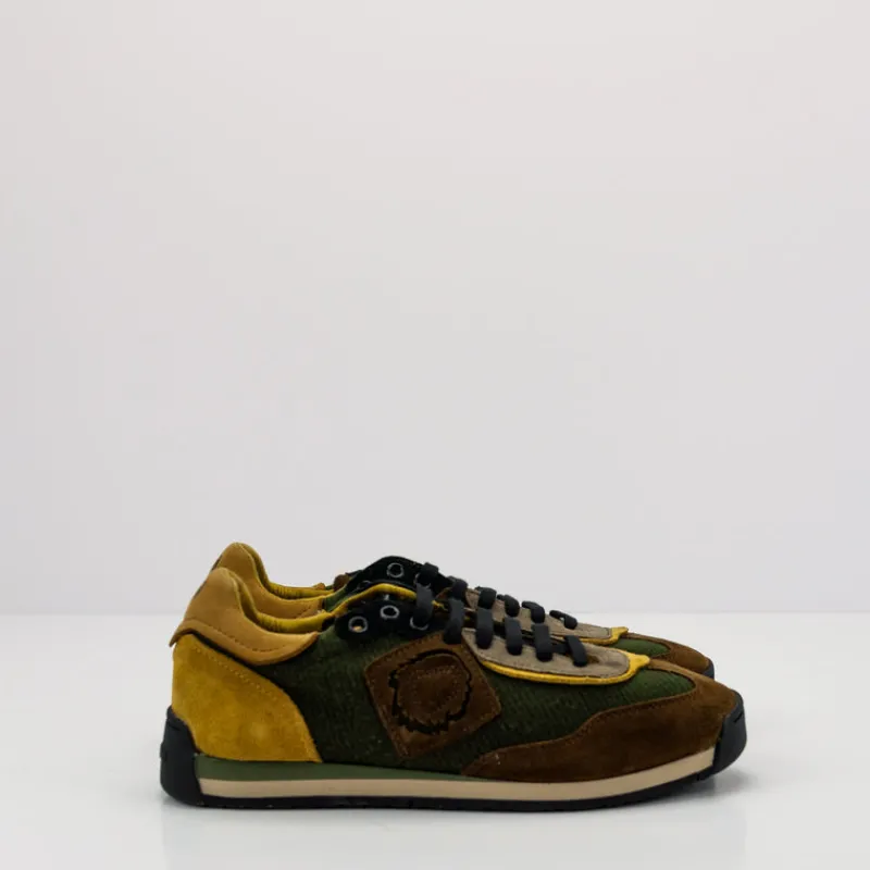 Hombre SATORISAN Zapatillas Deportivas-ZAPATILLA - - ENSO TWILL FELT KHAKI PSYCHADELIC
