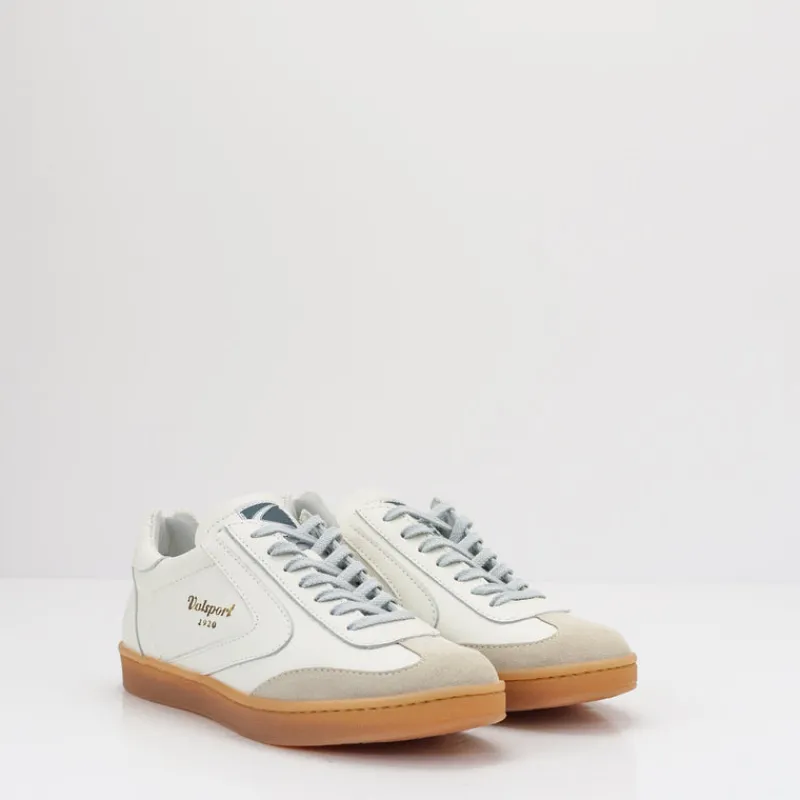 Hombre VALSPORT Zapatillas Deportivas-ZAPATILLA - - OLIMPIA LEATHER SUEDE BIANCO BIANCO HOMBRE
