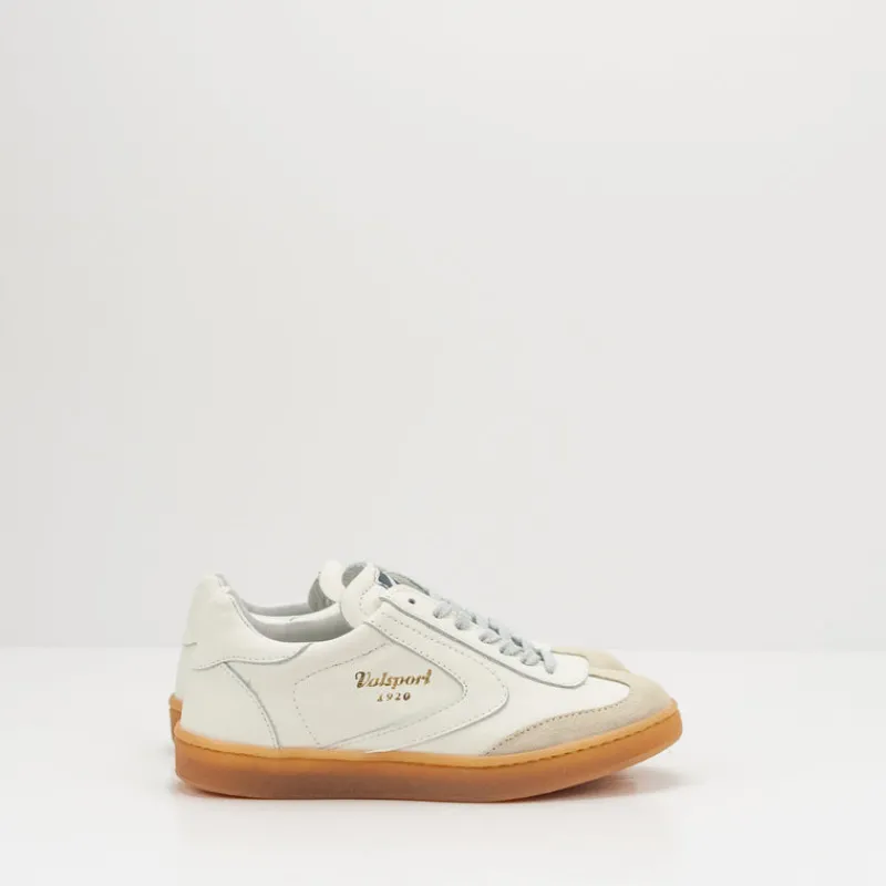Mujer VALSPORT Zapatillas Deportivas-ZAPATILLA - - OLIMPIA LEATHER SUEDE BIANCO BIANCO MUJER