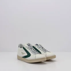 Hombre VALSPORT Zapatillas Deportivas-ZAPATILLA - - TOURNAMENT NAPPA SUEDE BIANCO EVERGREEN VT1246M