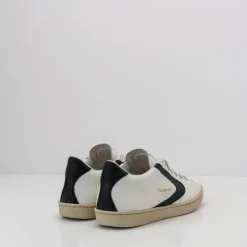 Hombre VALSPORT Zapatillas Deportivas-ZAPATILLA - - TOURNAMENT NAPPA SUEDE BIANCO NERO VT1244M