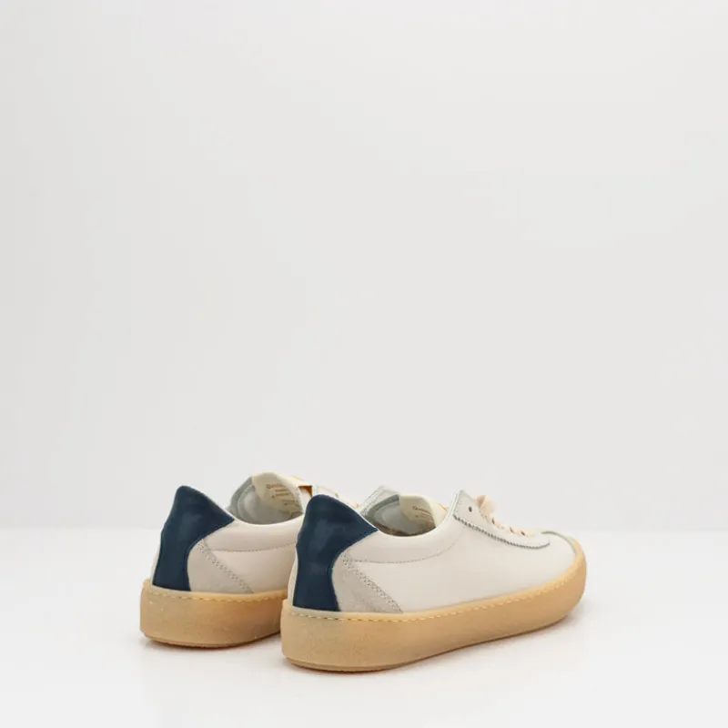 Hombre VALSPORT Zapatillas Deportivas-ZAPATILLA - - VALLE LEATHER SUEDE BIANCO BLU