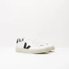 Hombre VEJA Zapatillas Deportivas-ZAPATILLA - - CAMPO CHROMEFREE LEATHER EXTRA WHITE BLACK CP051537 HOMBRE
