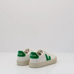 Mujer VEJA Zapatillas Deportivas-ZAPATILLA - - CAMPO CHROMEFREE LEATHER EXTRA WHITE EMERAUDE CP0503690