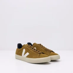 Hombre VEJA Zapatillas Deportivas-ZAPATILLA - - CAMPO SUEDE CAMEL WHITE CP033160