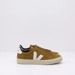Hombre VEJA Zapatillas Deportivas-ZAPATILLA - - CAMPO SUEDE CAMEL WHITE CP033160