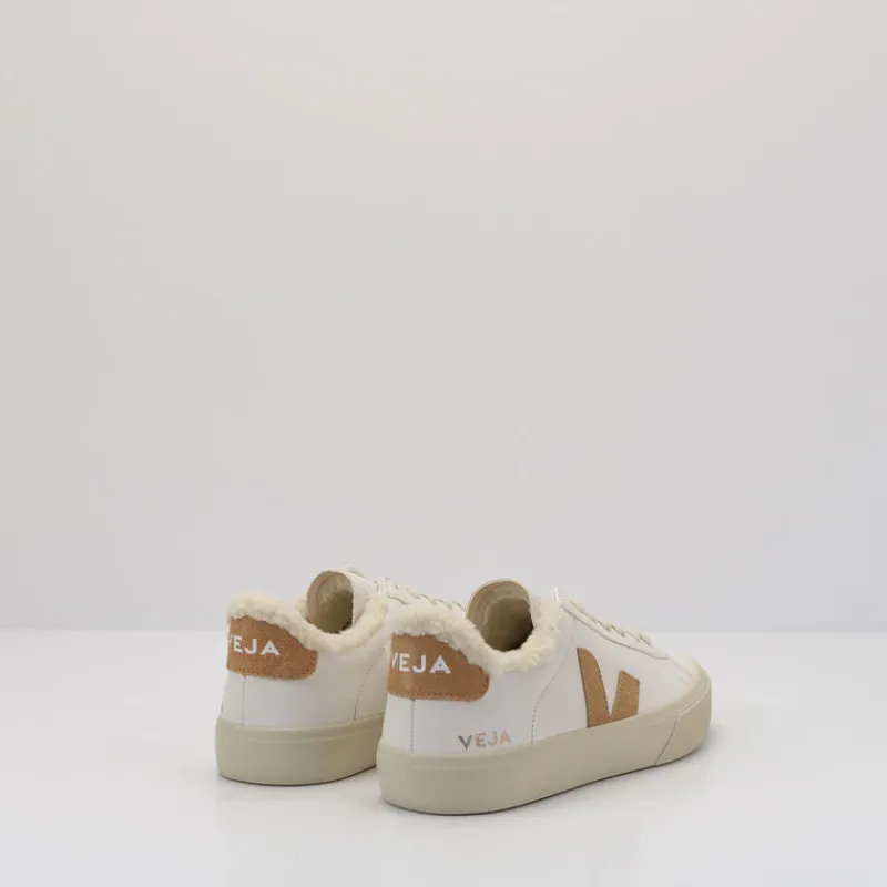 Mujer VEJA Zapatillas Deportivas-ZAPATILLA - - CAMPO WINTER CHROMEFREE LEATHER EXTRA WHITE DESERT CW0503830