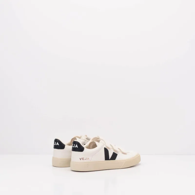 Mujer VEJA Zapatillas Deportivas-ZAPATILLA - - RECIFE CHROMEFREE LEATHER WHITE BLACK RC052790
