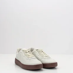 Mujer VEJA Zapatillas Deportivas-ZAPATILLA - - V-90 LEATHER WHITE PIERRE ALMOND VZ2020750