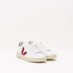 Mujer VEJA Zapatillas Deportivas-ZAPATILLA - - V-12 LEATHER EXTRA WHITE MARSALA NAUTICO XD021955
