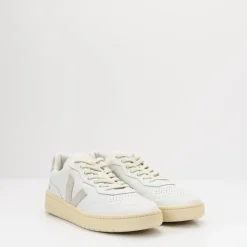 Hombre VEJA Zapatillas Deportivas-ZAPATILLA - - V-90 LEATHER WHITE NATURAL HOMBRE VD2003655
