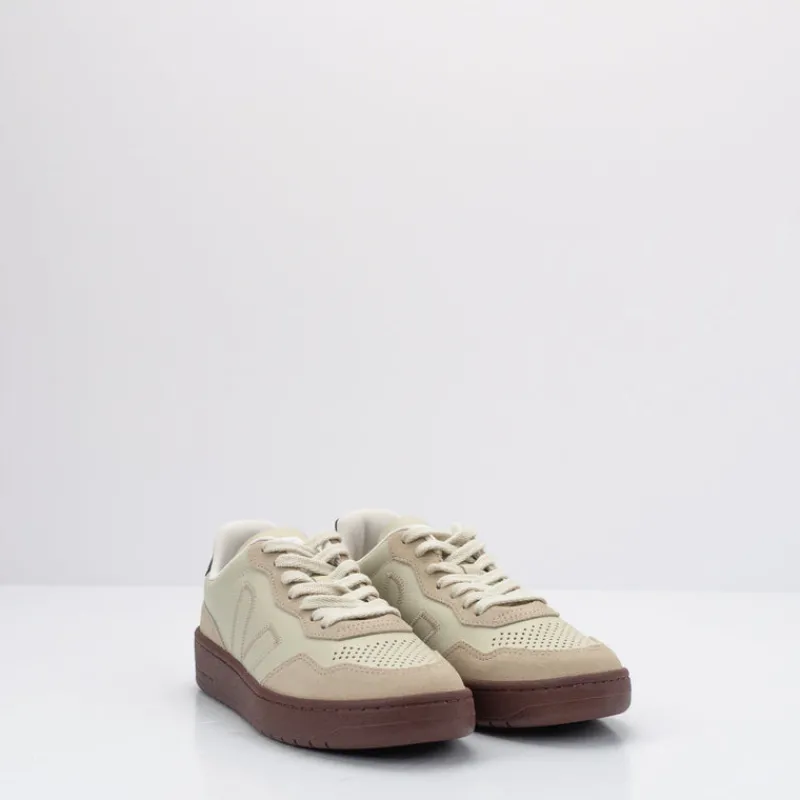 Mujer VEJA Zapatillas Deportivas-ZAPATILLA - - V-90 LEATHER ALMOND BLACK VZ2020751
