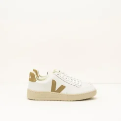 Mujer VEJA Zapatillas Deportivas-ZAPATILLA - - V-12 LEATHER EXTRA WHITE DUNE XD0202896A