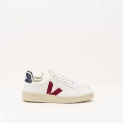 Mujer VEJA Zapatillas Deportivas-ZAPATILLA - - V-12 LEATHER EXTRA WHITE MARSALA NAUTICO XD021955