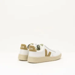 Mujer VEJA Zapatillas Deportivas-ZAPATILLA - - V-12 LEATHER EXTRA WHITE DUNE XD0202896A