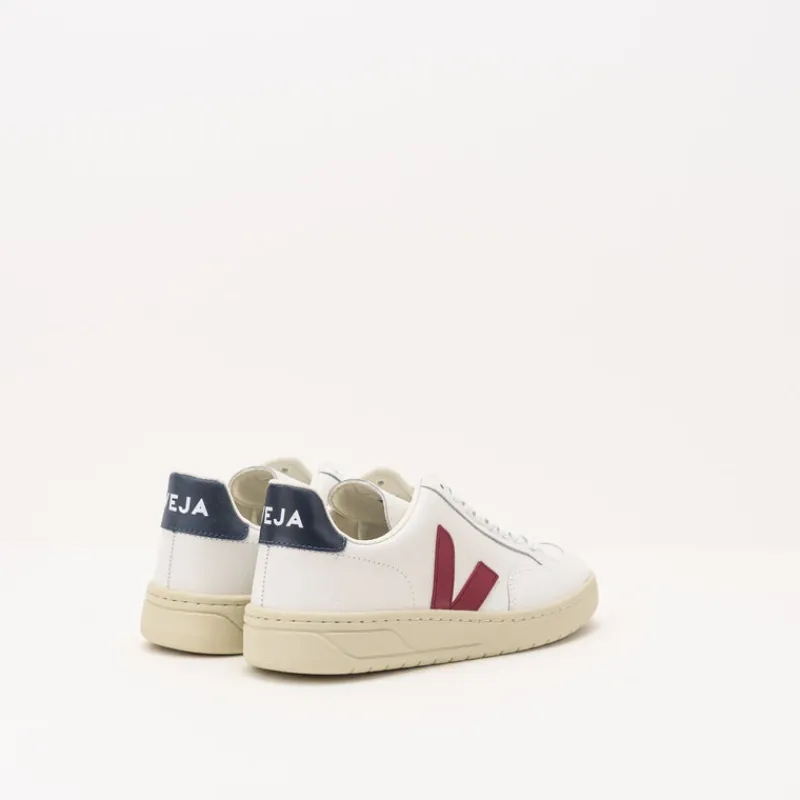 Mujer VEJA Zapatillas Deportivas-ZAPATILLA - - V-12 LEATHER EXTRA WHITE MARSALA NAUTICO XD021955
