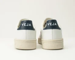 Hombre VEJA Zapatillas Deportivas-ZAPATILLA - - V-12 LEATHER EXTRA WHITE MARSALA NAUTICO XD021955B HOMBRE