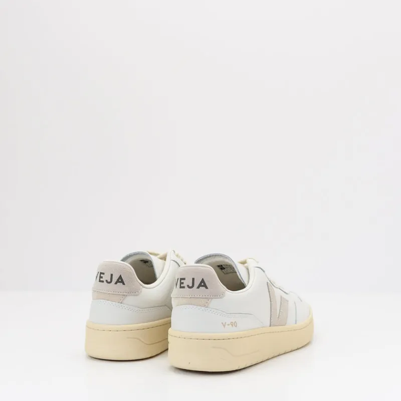 Hombre VEJA Zapatillas Deportivas-ZAPATILLA - - V-90 LEATHER WHITE NATURAL HOMBRE VD2003655