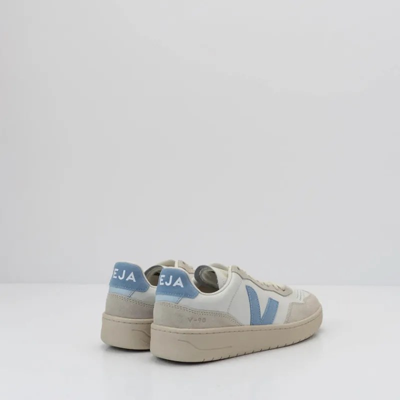 Mujer VEJA Zapatillas Deportivas-ZAPATILLA - - V-90 LEATHER WHITE STEEL VD2003387A