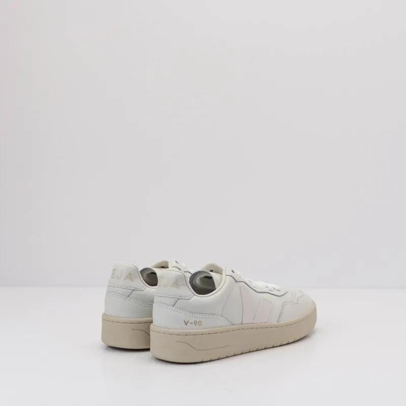 Mujer VEJA Zapatillas Deportivas-ZAPATILLA - - V-90 LEATHER WHITE VD2003380A