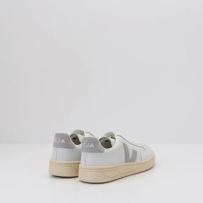 Mujer VEJA Zapatillas Deportivas-ZAPATILLA - - V-12 LEATHER EXTRA WHITE LIGHT GREY XD0203484A