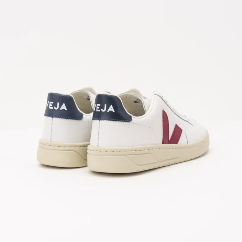Mujer VEJA Zapatillas Deportivas-ZAPATILLA - - V-12 LEATHER EXTRA WHITE MARSALA NAUTICO XD021955