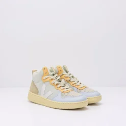 Mujer VEJA Zapatillas Deportivas-ZAPATILLA - - V-15 SUEDE JADE WHITE MULTICO VQ033130