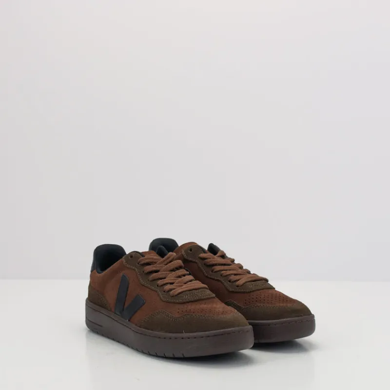 Mujer VEJA Zapatillas Deportivas-ZAPATILLA - - V-90 SUEDE WALNUT BLACK VD0303663
