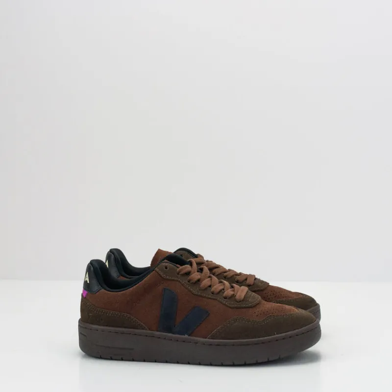 Mujer VEJA Zapatillas Deportivas-ZAPATILLA - - V-90 SUEDE WALNUT BLACK VD0303663