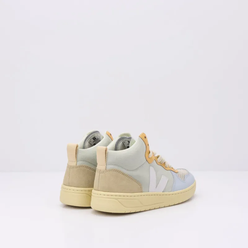 Mujer VEJA Zapatillas Deportivas-ZAPATILLA - - V-15 SUEDE JADE WHITE MULTICO VQ033130
