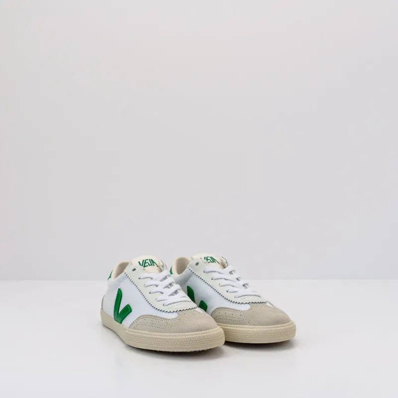 Mujer VEJA Zapatillas Deportivas-ZAPATILLA - - VOLLEY CANVAS WHITE EMERAUDE