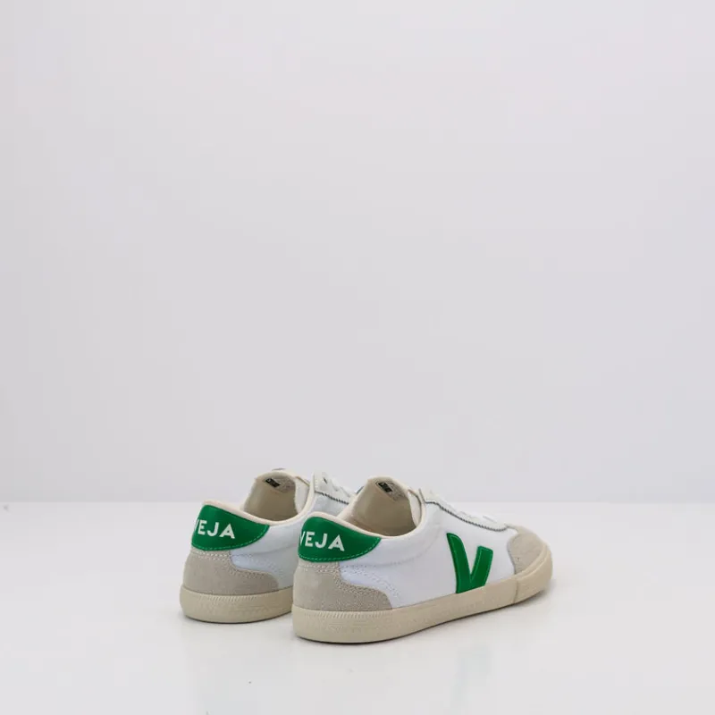 Mujer VEJA Zapatillas Deportivas-ZAPATILLA - - VOLLEY CANVAS WHITE EMERAUDE