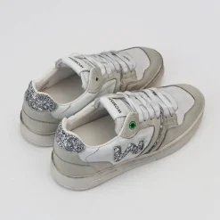 Mujer WOMSH Zapatillas Deportivas-ZAPATILLA - - CIRCLE GLITTER PLATA
