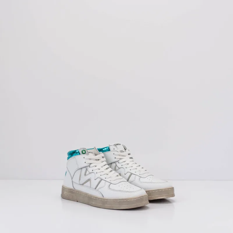 Mujer WOMSH Zapatillas Deportivas-ZAPATILLA - - HARLEM WHITE TURQUOIS