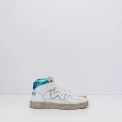 Mujer WOMSH Zapatillas Deportivas-ZAPATILLA - - HARLEM WHITE TURQUOIS