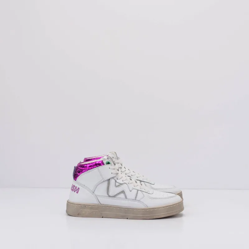 Mujer WOMSH Zapatillas Deportivas-ZAPATILLA - - HARLEM WHITE FUXIA