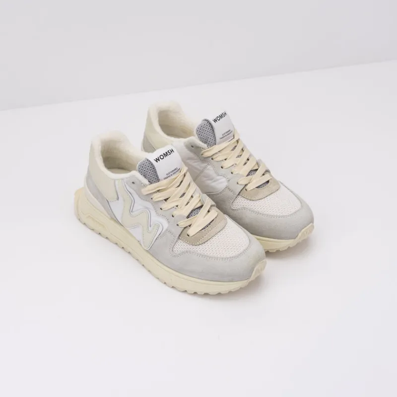Mujer WOMSH Zapatillas Deportivas-ZAPATILLA - - LEATHER WISE WHITE
