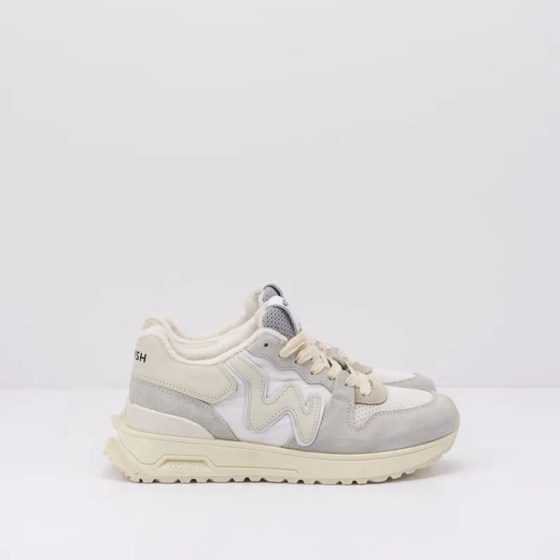 Mujer WOMSH Zapatillas Deportivas-ZAPATILLA - - LEATHER WISE WHITE